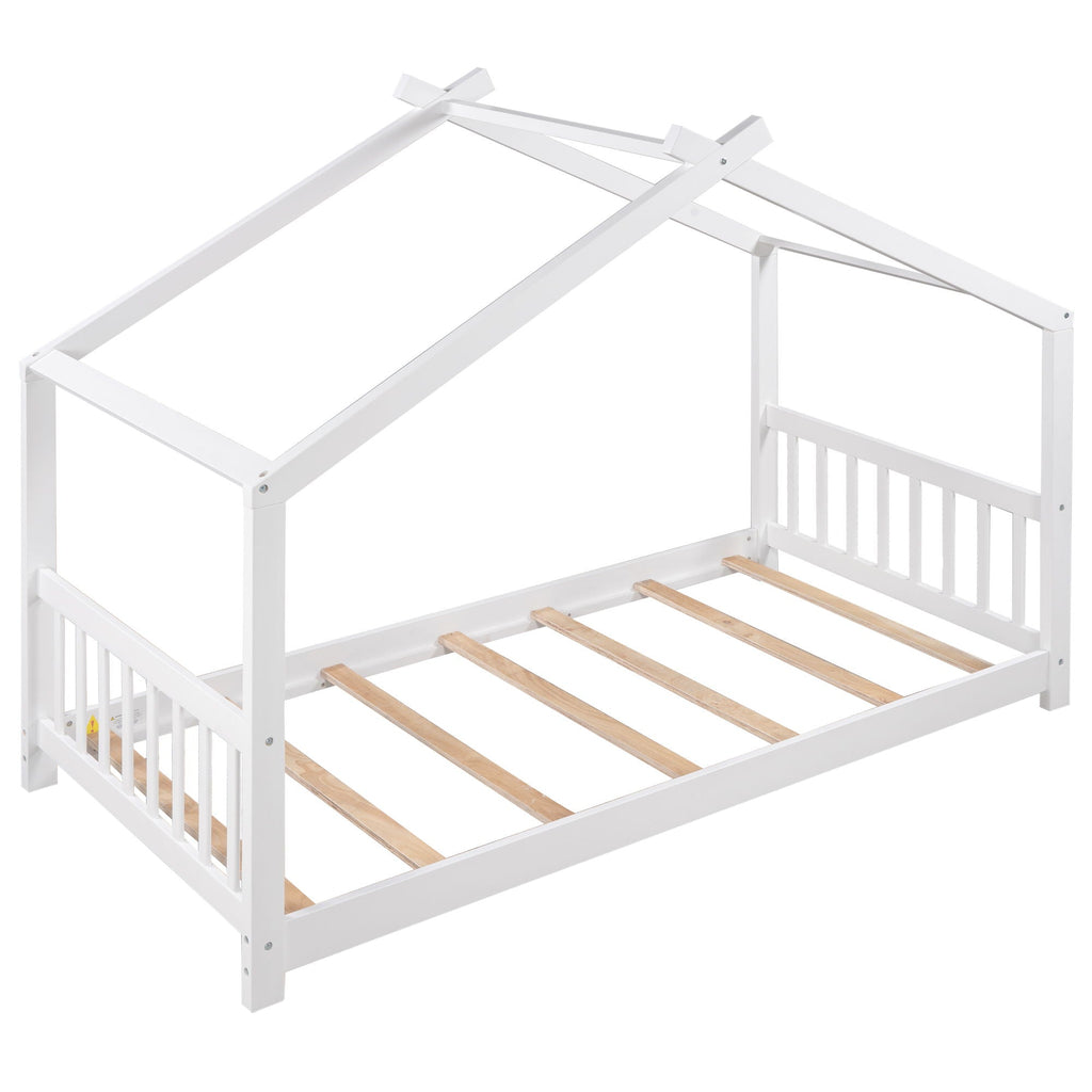House Platform Bed With Headboard And Footboard, Roof Design