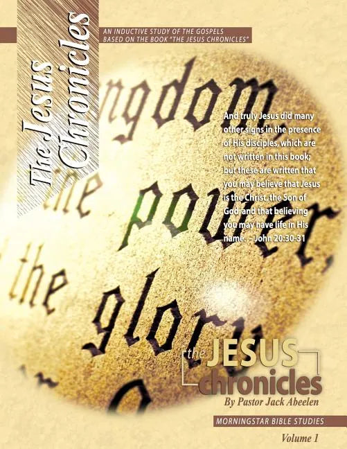 Jesus Chronicles Vol.1 Inductive Bible Study - Paperback