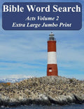 Bible Word Search Acts Volume 2: King James Version Extra Large Jumbo Print - Paperback