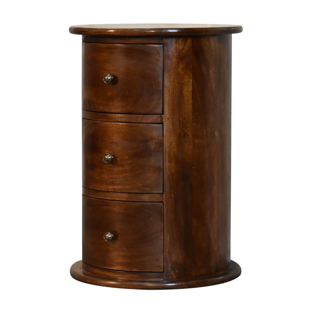 3 Drawer Drum - Chestnut