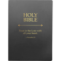Kjver Holy Bible, Trust in the Lord Life Verse Edition, Large Print, Black Ultrasoft: (King James Version Easy Read, Red Letter, Proverbs 3:5) - Imitation Leather