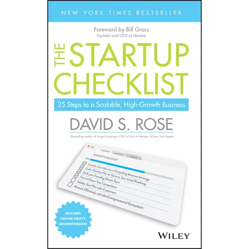 The Startup Checklist: 25 Steps to a Scalable, High-Growth Business - Hardcover