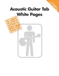 Acoustic Guitar Tab White Pages - Paperback