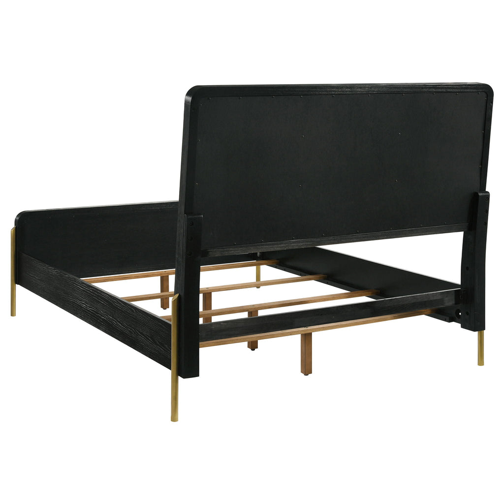 Arini 56-inch Eastern King Panel Bed Cream and Black