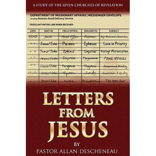 Letters from Jesus: A Study of the Seven Churches of Revelation - Paperback