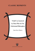 Truth as Conceived by Those Who Are Not Professional Philosophers - Paperback