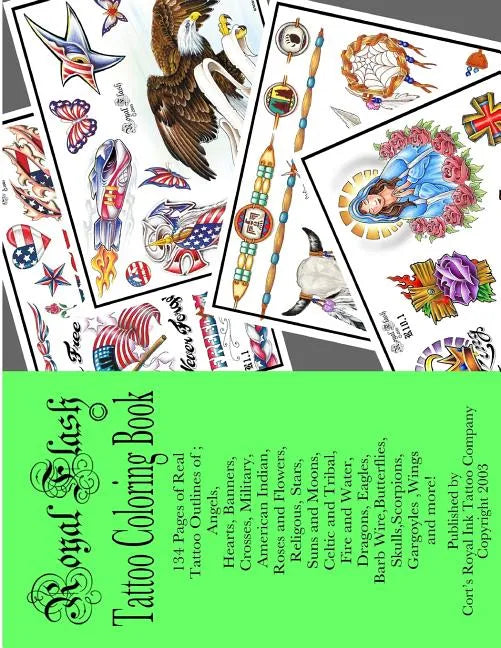Royal Flash Tattoo Coloring Book: Royal Flash Tattoo Coloring Book - Paperback