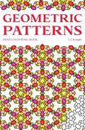 Geometric Patterns Mini Colouring Book: 50 Relaxing Travel Size Abstract Pattern Designs - Paperback