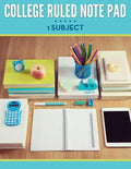 College Ruled Note Pad - 1 Subject - Paperback
