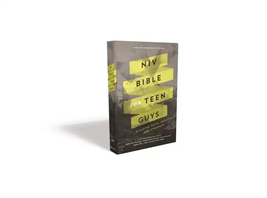 NIV Bible for Teen Guys, Hardcover: Building Faith, Wisdom and Strength - Hardcover
