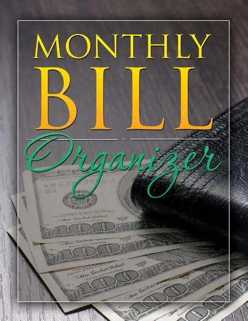 Monthly Bill Organizer - Paperback