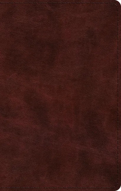 ESV Large Print Thinline Bible (Trutone, Mahogany) - Imitation Leather
