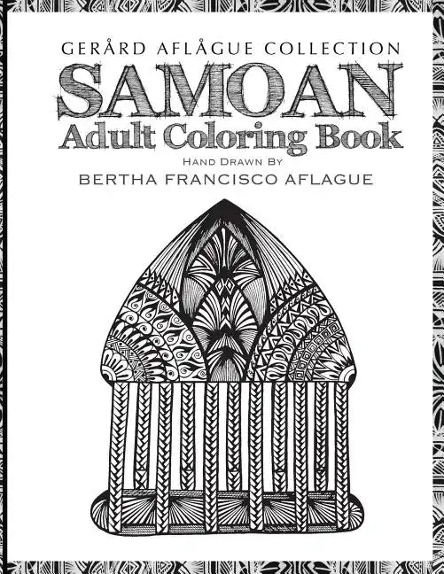 Samoan Adult Coloring Book - Paperback