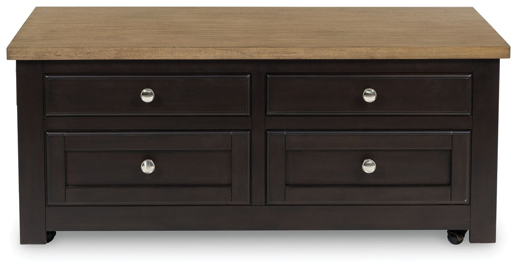 Drazmine - Lift Top Cocktail Table - Brown