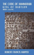 The Code of Hammurabi - Hardcover