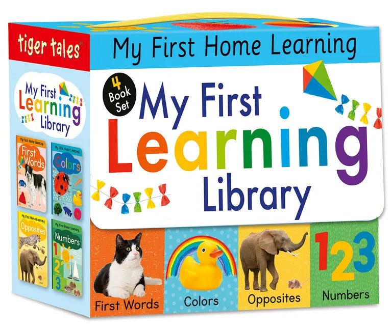 My First Learning Library 4-Book Boxed Set: Includes First Words, Colors, Opposites, and Numbers - Hardcover