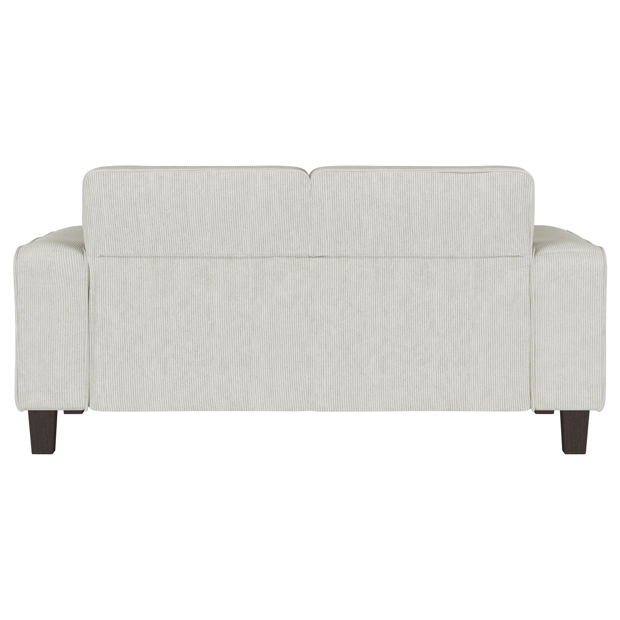 Deerhurst Upholstered Track Arm Tufted Loveseat Greige