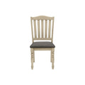Dining Chair, Upholstered, Side, Transitional (Set of 2) - Gray