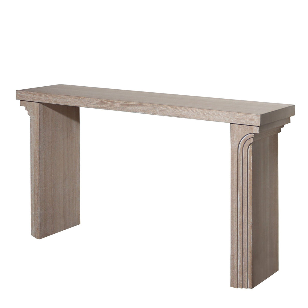 Console Table With Decorative Molding