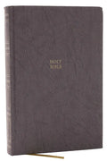 KJV Holy Bible: Paragraph-Style Large Print Thinline with 43,000 Cross References, Gray Hardcover, Red Letter, Comfort Print: King James Version - Hardcover
