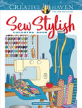 Creative Haven Sew Stylish Coloring Book - Paperback
