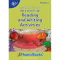 Phonic Books Dandelion Readers Reading and Writing Activities Set 2 Units 11-20 Twin Chimps (Two Letter Spellings Sh, Ch, Th, Ng, Qu, Wh, -Ed, -Ing, - - Paperback