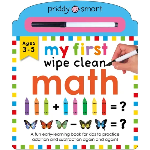 My First Wipe Clean: Math - Board Book