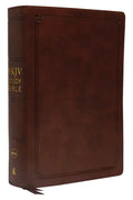NKJV Study Bible, Imitation Leather, Brown, Red Letter Edition, Comfort Print: The Complete Resource for Studying God's Word - Imitation Leather