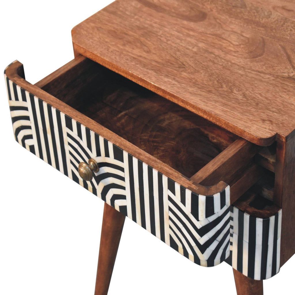 Edessa Bone Inlay Bedside