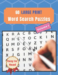 60 Large Print Word Search Puzzles: Easy to read and great brain training - Paperback