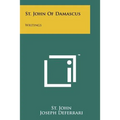 St. John Of Damascus: Writings - Paperback