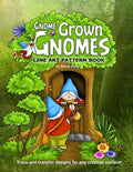 Gnome Grown Gnomes: Line Art Pattern Book - Paperback