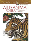 Creative Haven Wild Animal Portraits Coloring Book - Paperback