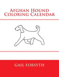 Afghan Hound Coloring Calendar - Paperback