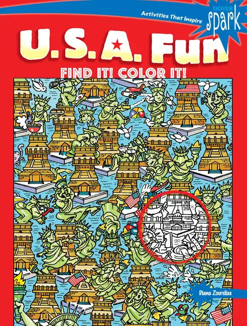 Spark U.S.A. Fun Find It! Color It! - Paperback