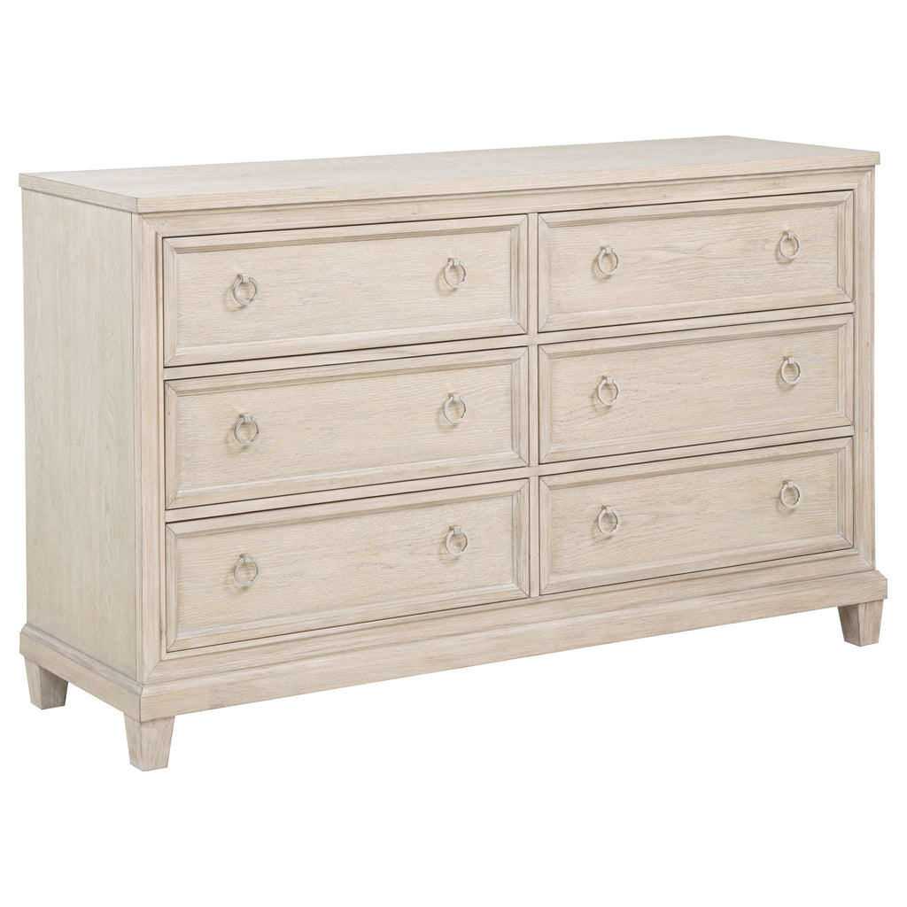 Pembroke 4-piece Queen Bedroom Set Washed Oak