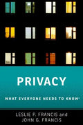 Privacy: What Everyone Needs to Know(r) - Paperback