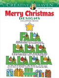 Creative Haven Merry Christmas Designs Coloring Book - Paperback