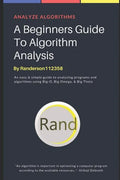A Beginners Guide to Algorithm Analysis - Paperback