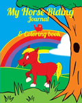 My Horse Riding Journal & Coloring Book - Paperback