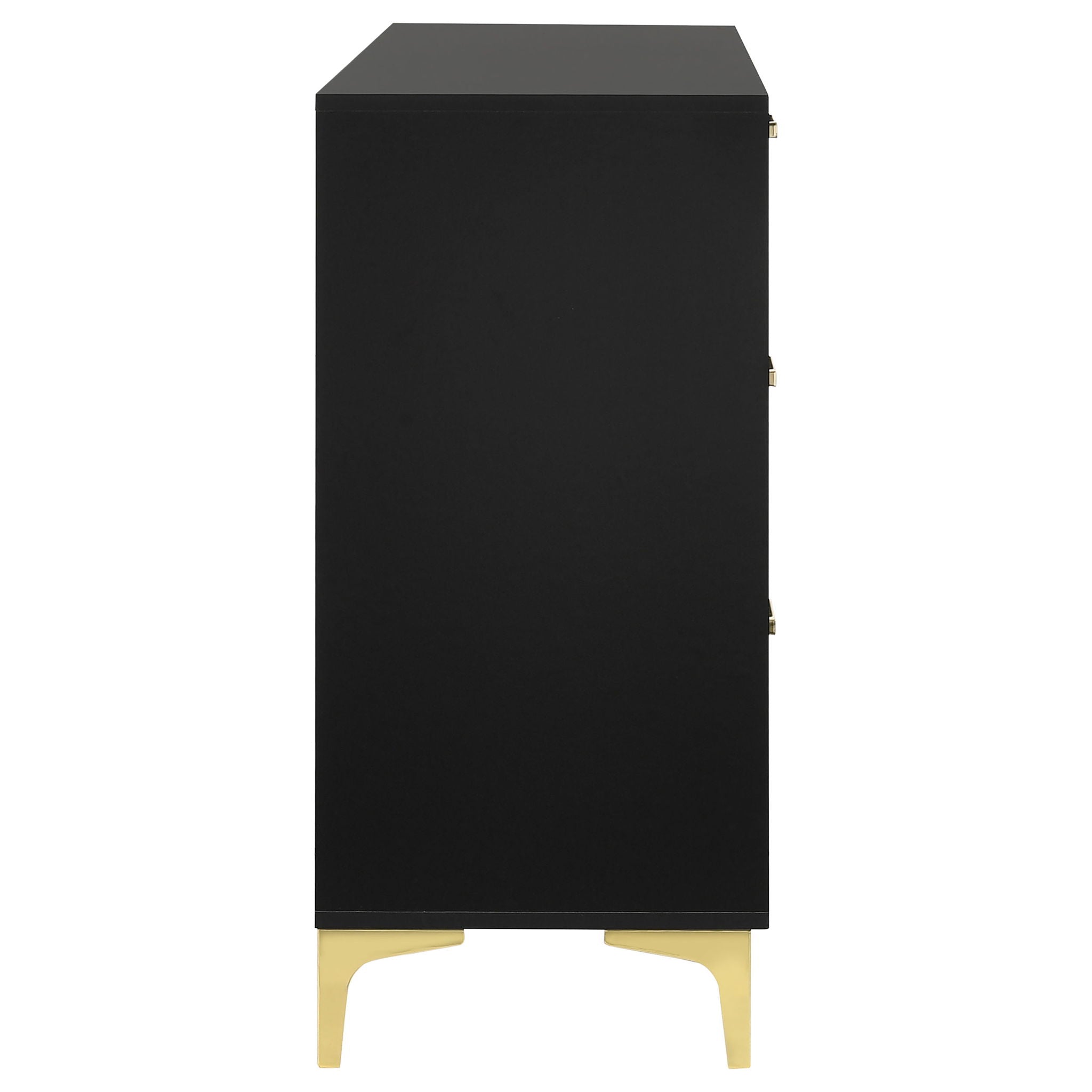 Kendall 6-drawer Dresser Black