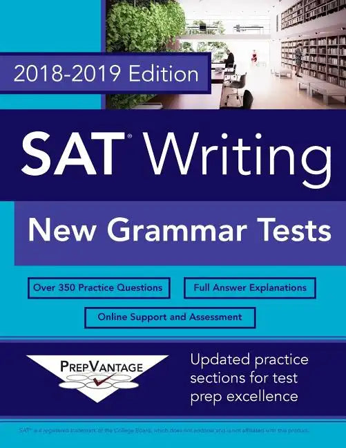 SAT Writing: New Grammar Tests, 2018-2019 Edition - Paperback