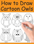 How to Draw Cartoon Owls - Paperback