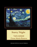 Starry Night: Van Gogh cross stitch pattern - Paperback