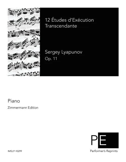 12 Etudes d'Exécution Transcendante - Paperback
