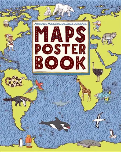 Maps Poster Book - Paperback
