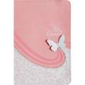 Rvr 1960 Biblia MIS Quince, Rosa Y Blanco Símil Piel - Imitation Leather