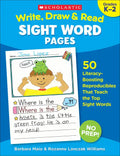 Write, Draw & Read Sight Word Pages: 50 Literacy-Boosting Reproducibles That Teach the Top Sight Words - Paperback