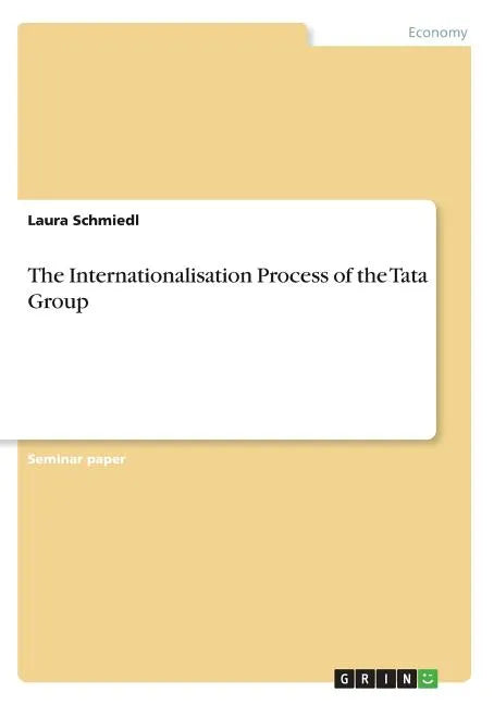 The Internationalisation Process of the Tata Group - Paperback