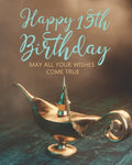 Happy 19th Birthday: May All Your Wishes Come True - Paperback